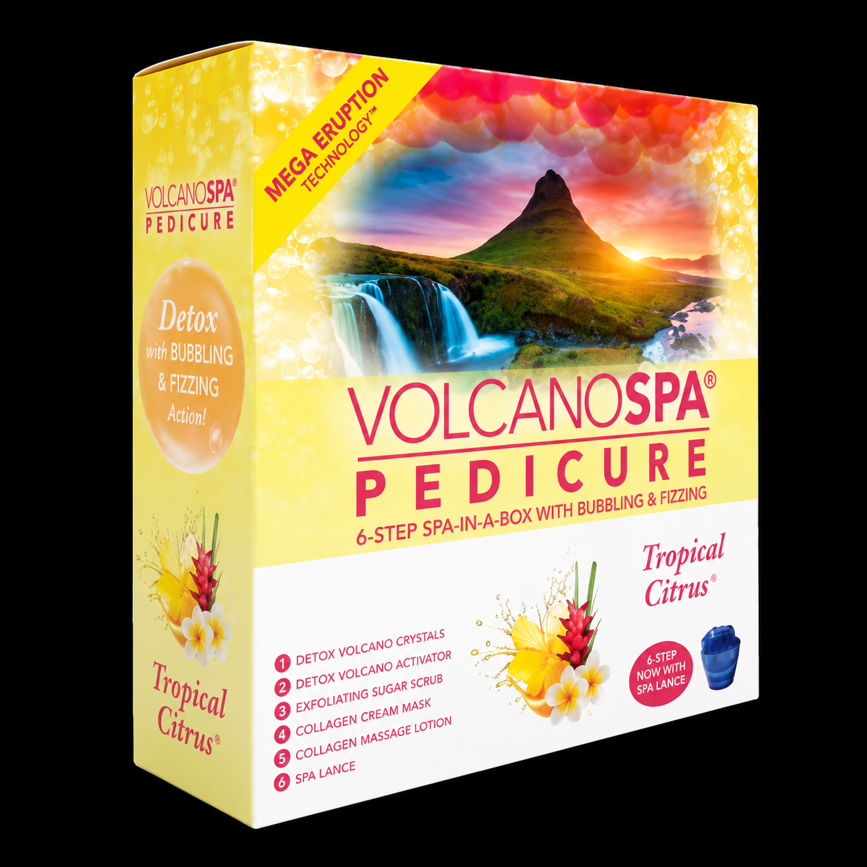 VolcanoSpa Tropical Citrus 6 Step (Case 36 Sets)
