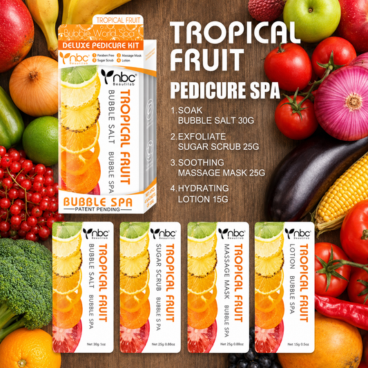NBC Bubble World Spa 4 Steps – Tropical Fruit (Case 50 Set)