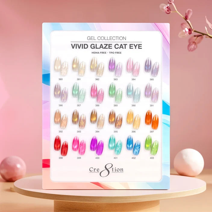 Cre8tion Cat Eye Kit - Vivid Glaze (24 Colors)