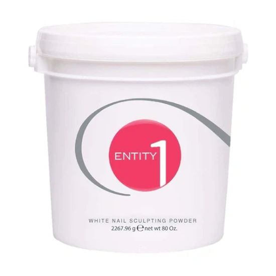 Entity Acrylic Powder White – 5lbs | Professional Nail Acrylic Powder