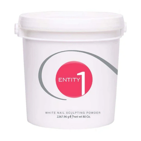 Entity Acrylic Powder White – 5lbs | Professional Nail Acrylic Powder