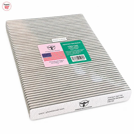 PHOENIX Nail File ZEBRA JUMBO FILE 100/100