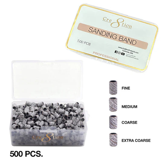Cre8tion Zebra Sanding Band (Big Box), NEW, X-COARSE (Pk: 500 pcs/box, 72 boxes/case)