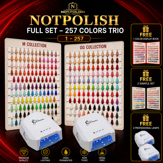 NotPolish Full Set – 257 Colors 3-in-1 Nail System Collection