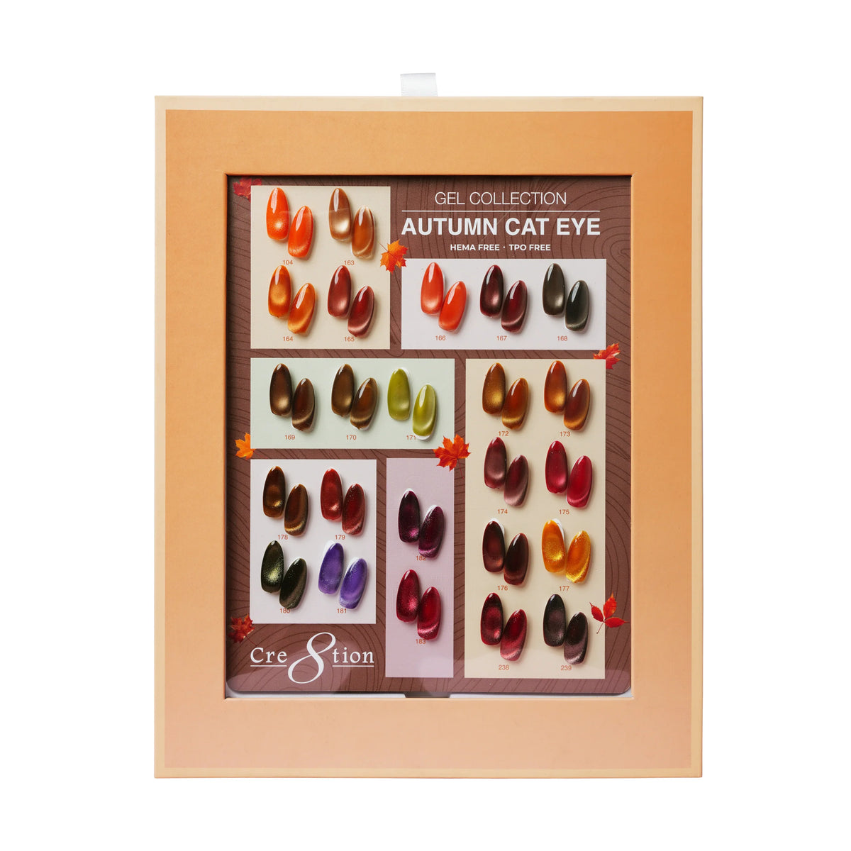 Cre8tion Cat Eye Gel Autumn Kit - 24 Colors