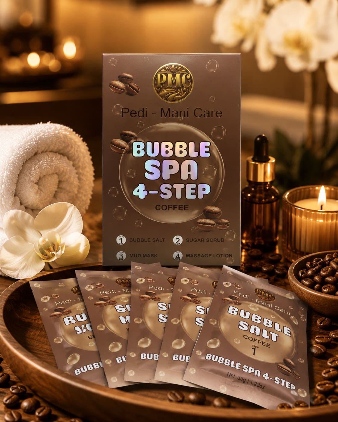 Bubble Spa 4-Step Coffee Case 100pcs