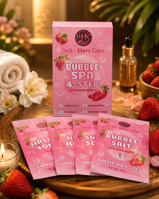 Bubble Spa 4-Step Strawberry Case 100pcs