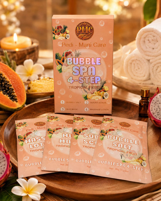 Bubble Spa 4-Step Tropical Fruit Case 100pcs