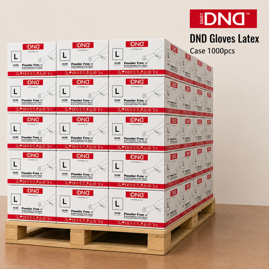 DND Professional Disposable Latex Gloves - Bulk Wholesale Pallet (88 Cases Full Pack)