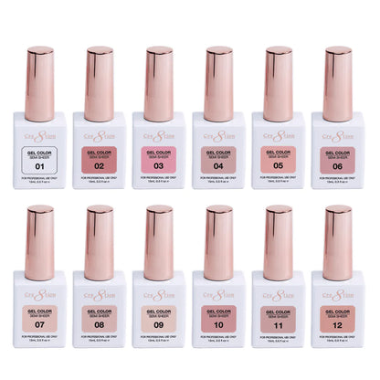 Cre8tion Hema Free Semi-Sheer Collection 0.5oz - 72 Colors