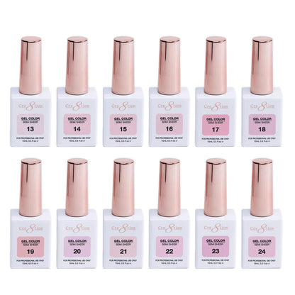 Cre8tion Hema Free Semi-Sheer Collection 0.5oz - 72 Colors
