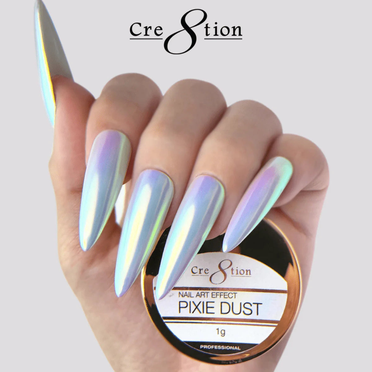 Cre8tion Chrome Nail Art Effect 1g - Pixie Dust