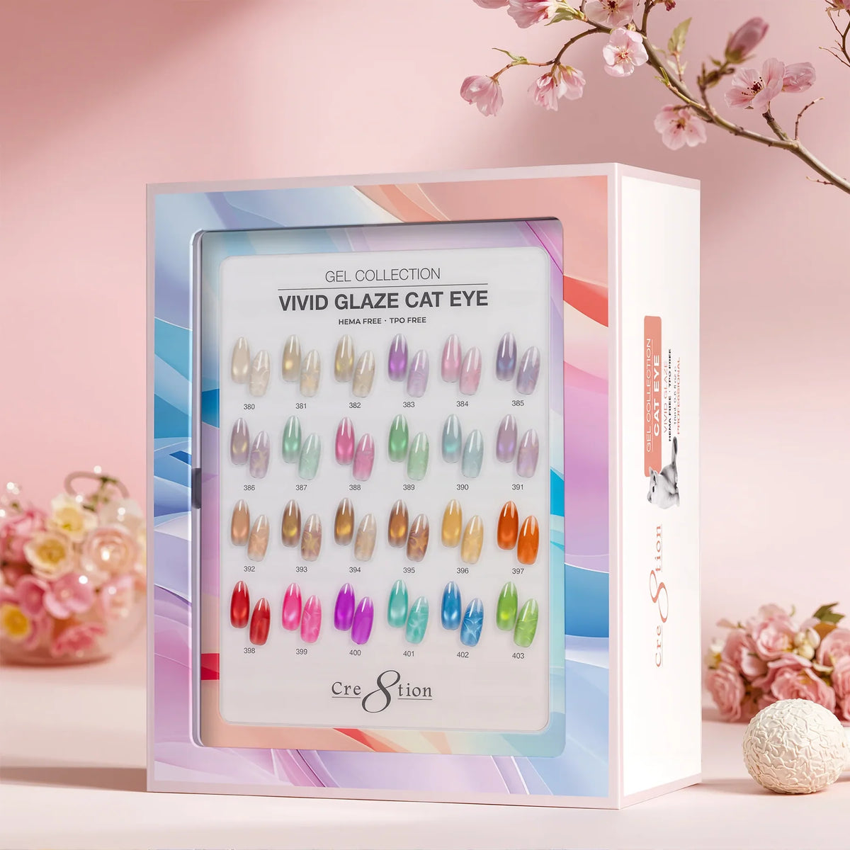 Cre8tion Cat Eye Kit - Vivid Glaze (24 Colors)