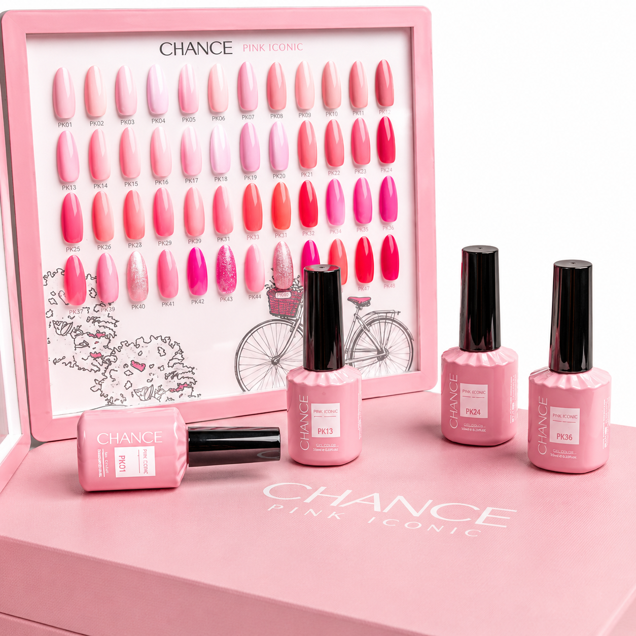 Chance Gel 0.5oz - Pink Iconic Kit 48 Colors