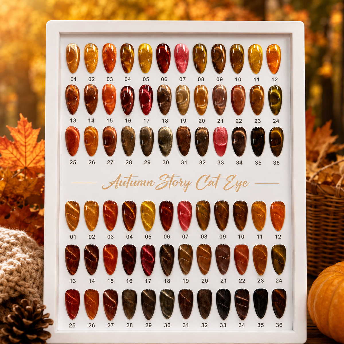Autumn Story Cat Eye 36 Colors
