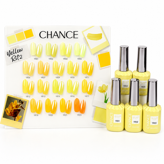 Chance Gel 0.5oz Full Kit (18 Colors) - Yellow Ritz