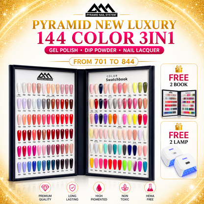 Pyramid New Luxury 144 Color 3in1 (From 701 To 844)