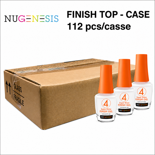 Nugenesis Dipping Liquid 0.5oz, #04, GEL FINISH (Orange Cap) (Packing: 112 pcs/case)