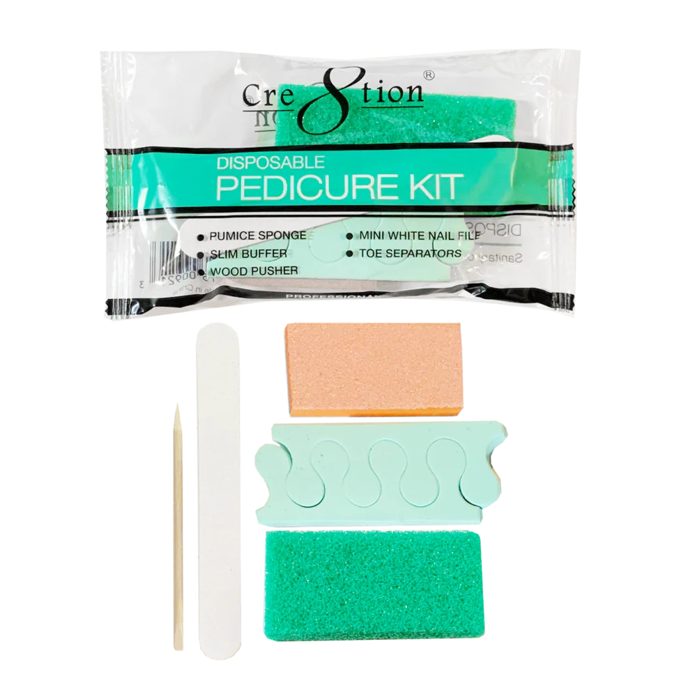 Cre8tion Disposable Pedicure Kit B, CASE (Packing: 200 sets/case)