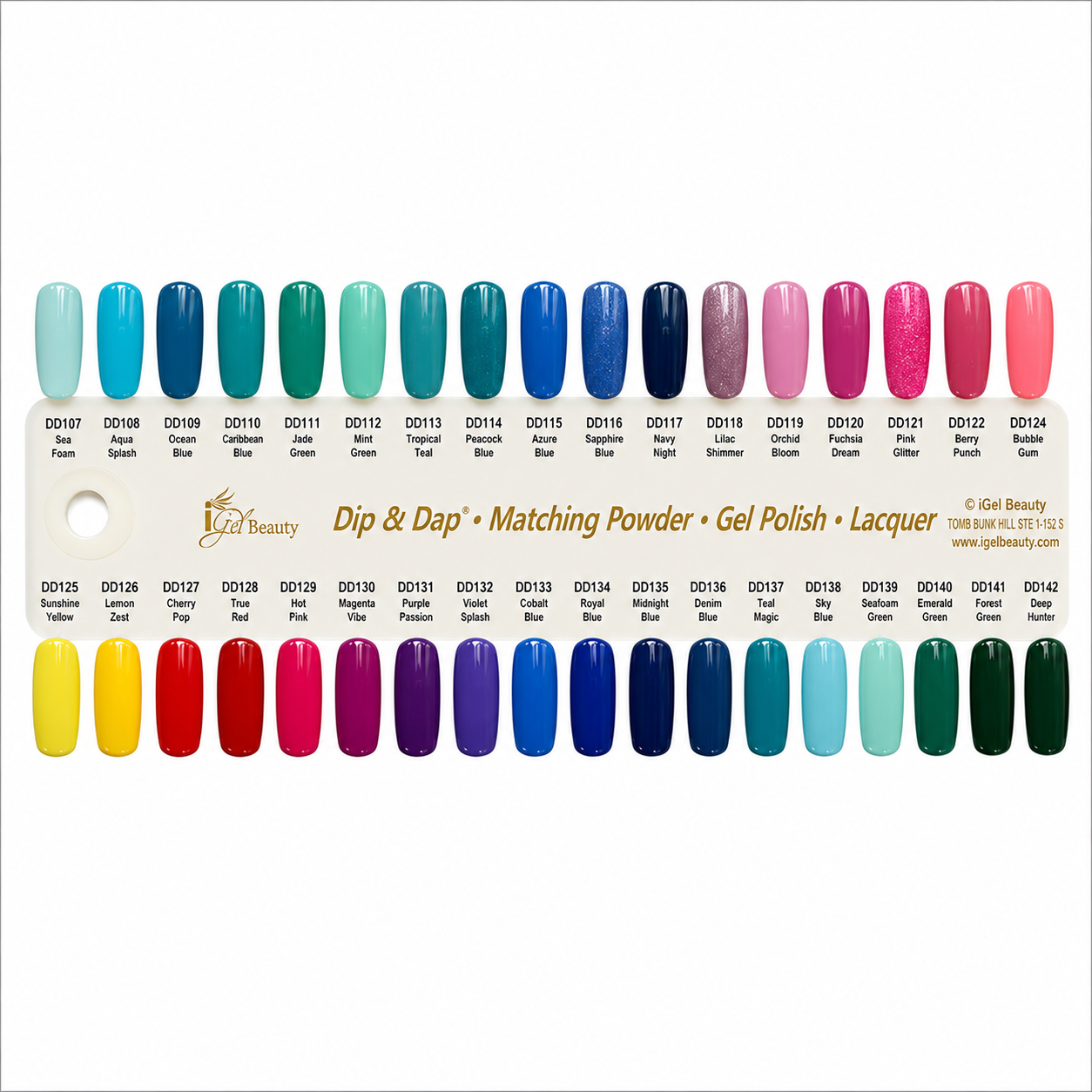 iGel Full Line 36 Colors 109 - 144