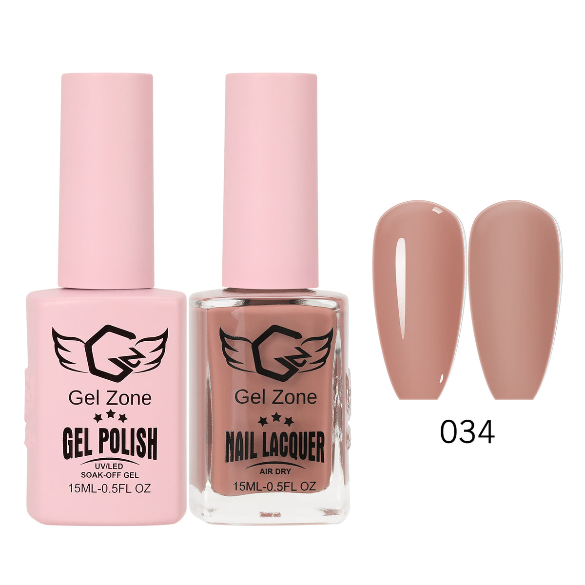 ZONE Gel Polish & Nail Lacquer - 034