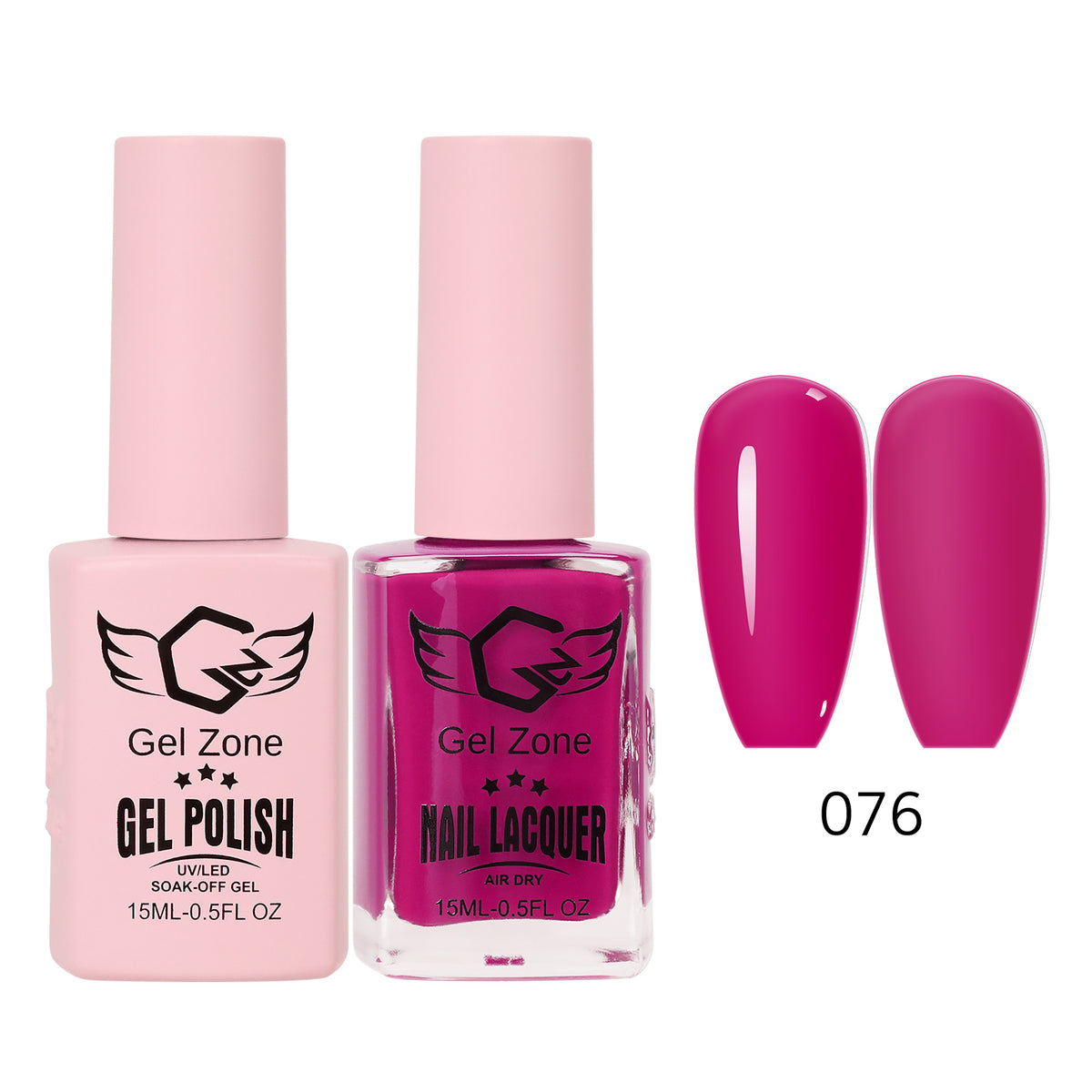 ZONE Gel Polish & Nail Lacquer - 076