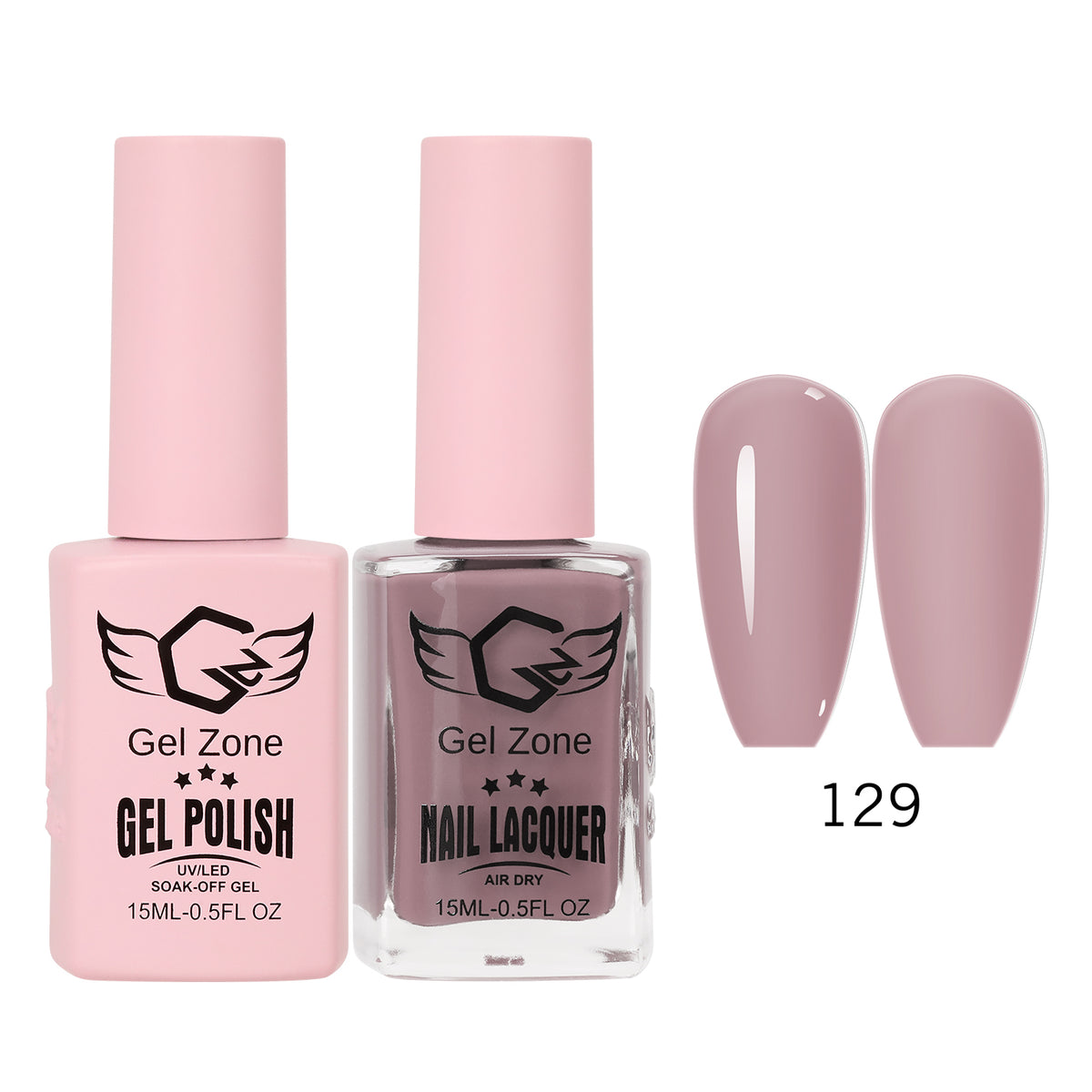 ZONE Gel Polish & Nail Lacquer - 129