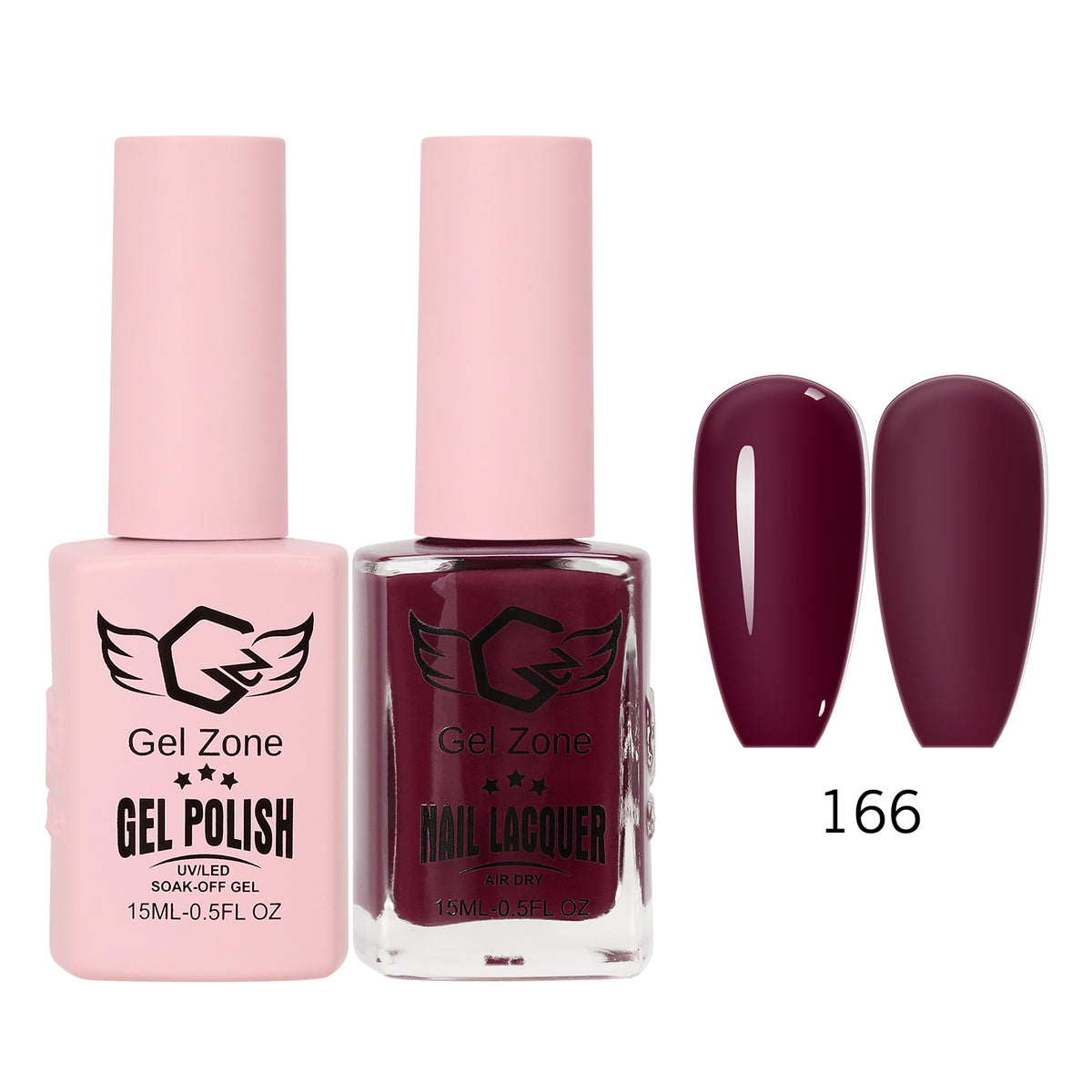 ZONE Gel Polish & Nail Lacquer - 166