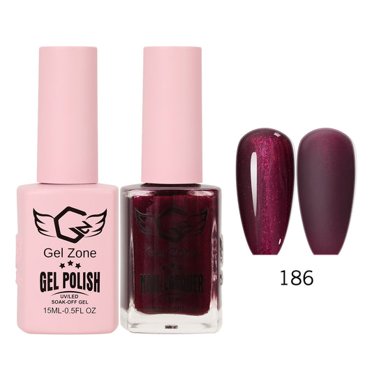 ZONE Gel Polish & Nail Lacquer - 186