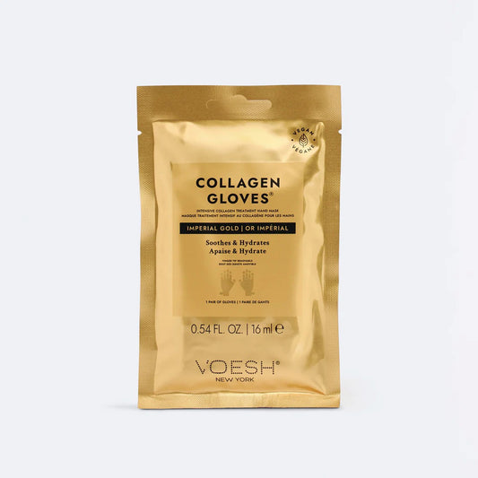 Voesh Collagen Mask Gloves - Imperial 24K Gold Box of 60 pair