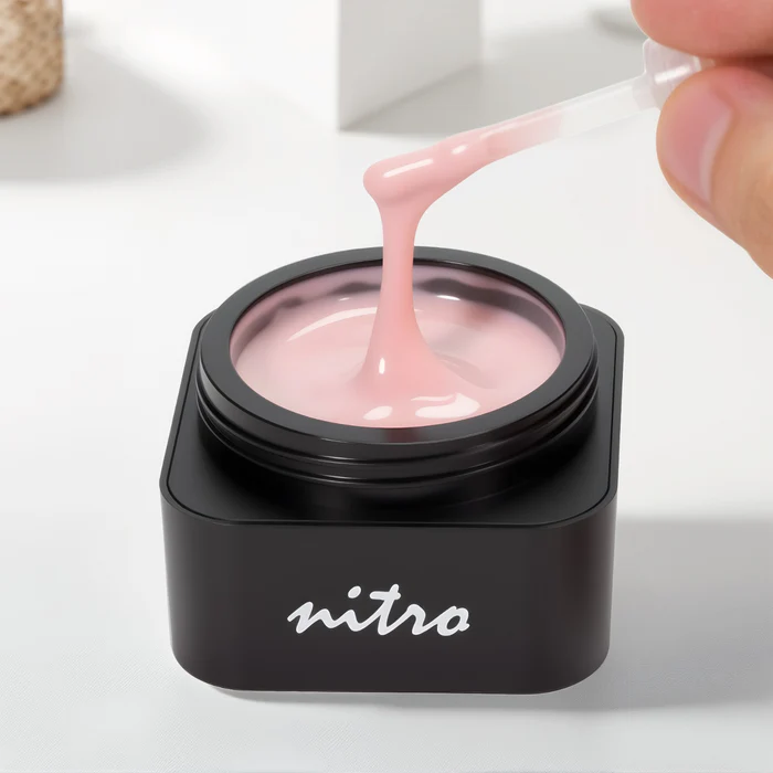 Nitro Professional Builder Gel in Jar – 24 Colors Nail Extension Gel 1.69oz