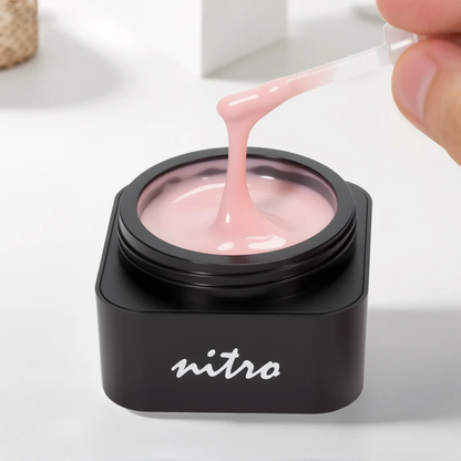 Nitro Professional Builder Gel in Jar – 24 Colors Nail Extension Gel 1.69oz