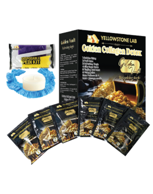 Yellow Stone Golden Collagen Detox 12 Step - Golden Vault