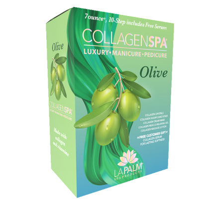 La Palm Collagen Spa 10 Step With Pedi Kit - Olive