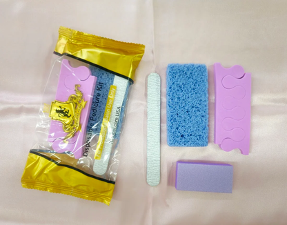 Kinggel Professional 4 PCS Disposable Pedicure Kit 400Pcs - Pallet 36 Case