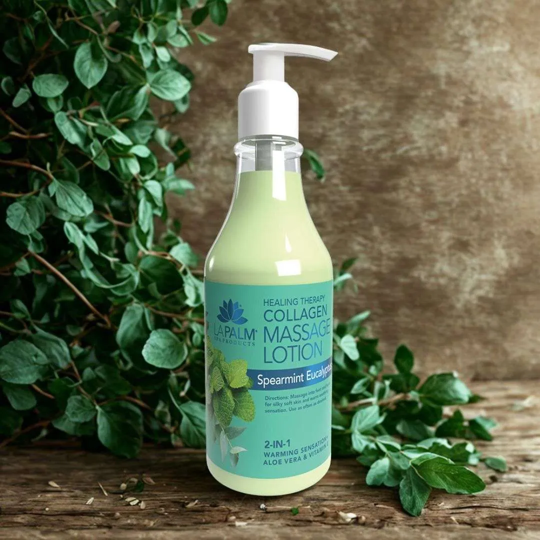 La Palm Lotion Spearmint Eucalyptus 8oz