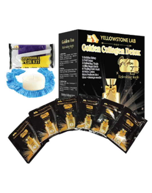 Yellow Stone Golden Collagen Detox 12 Step - Golden Eva
