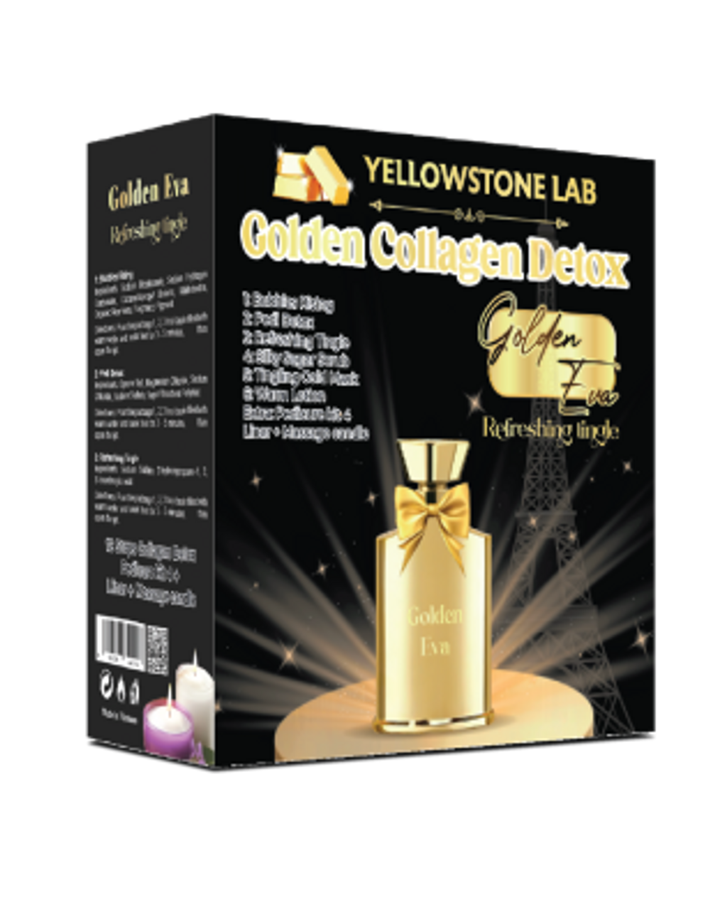 Yellow Stone Golden Collagen Detox 12 Step - Golden Eva