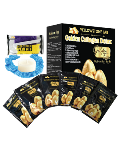 Yellow Stone Golden Collagen Detox 12 Step - Golden Egg