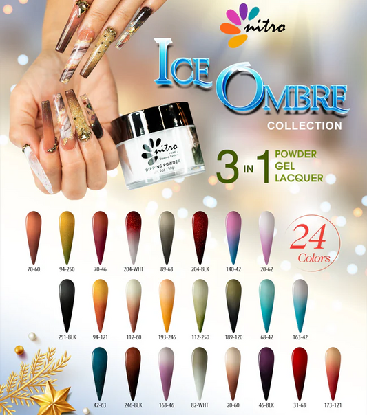 NItro ICE Ombre Winter 24 Colors 3in1