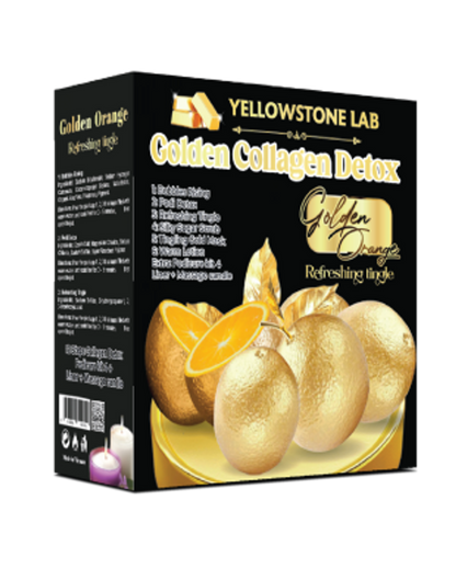 Yellow Stone Golden Collagen Detox 12 Step - Golden Orange