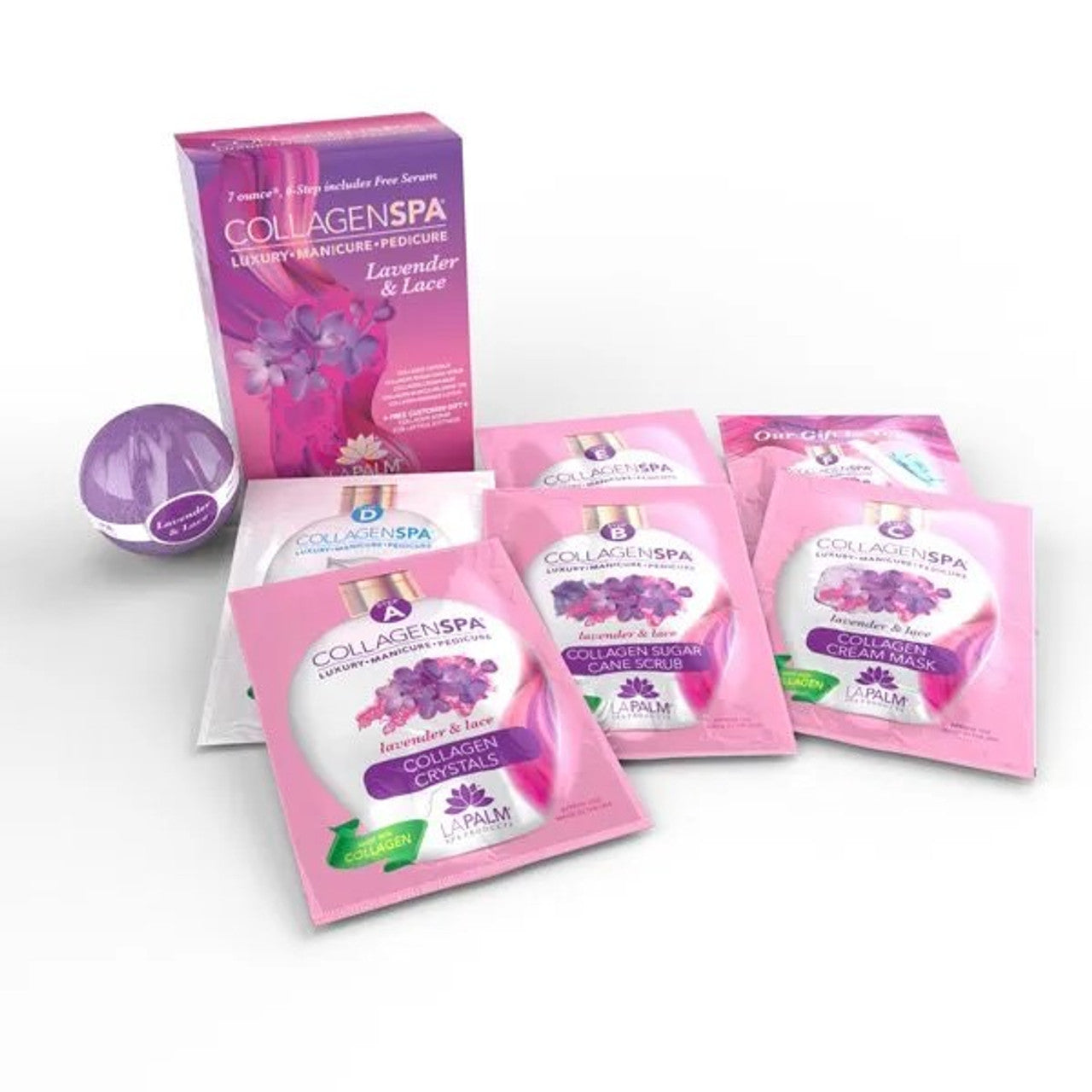 La Palm Collagen Spa 6 Step - Lavender & Lace