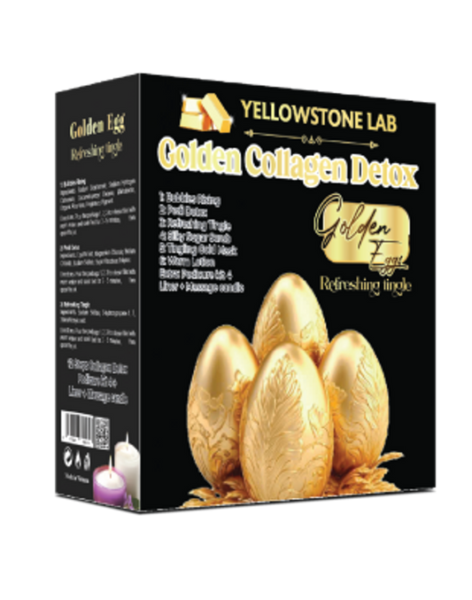 Yellow Stone Golden Collagen Detox 12 Step - Golden Egg