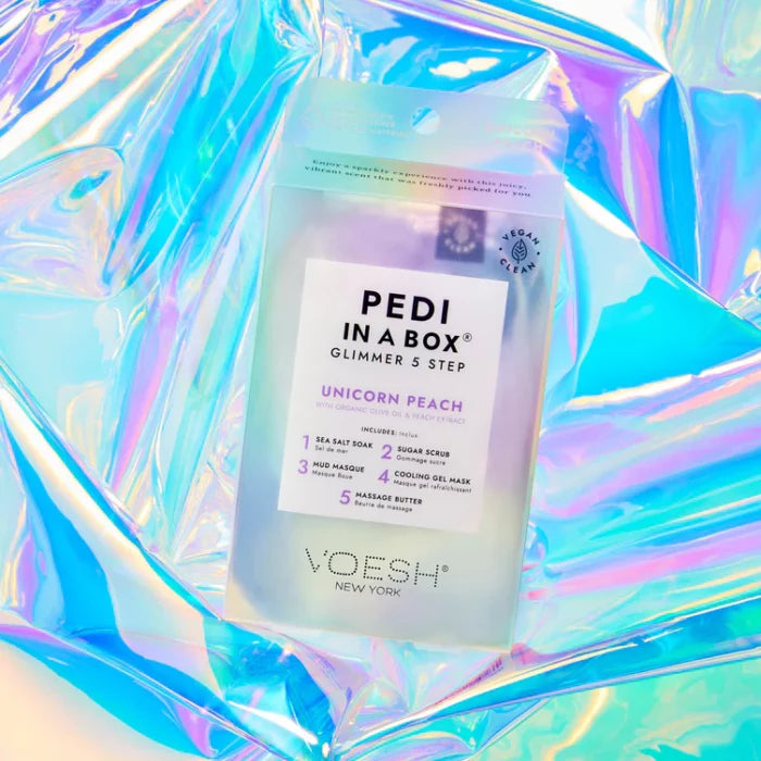 VOESH Pedi In A Box 5 Step – Unicorn Peach