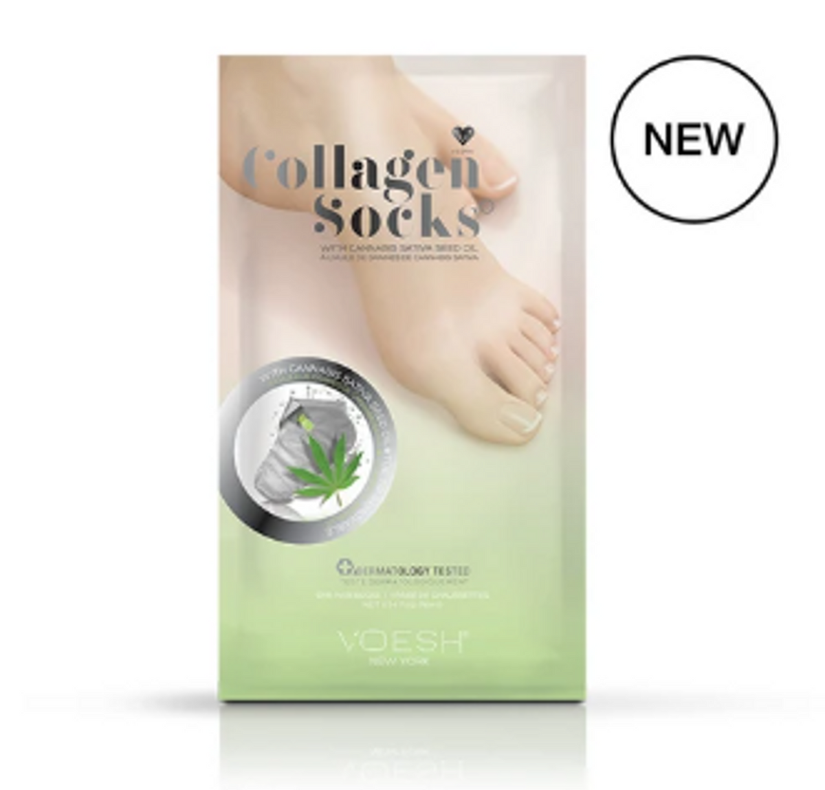 Voesh Collagen Socks with Cannabis Seed Oil (Case 100 Pairs)