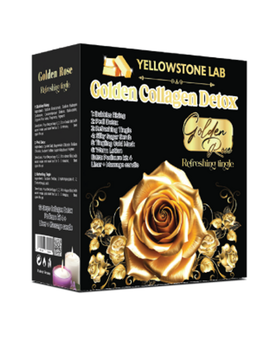 Yellow Stone Golden Collagen Detox 12 Step - Golden Rose
