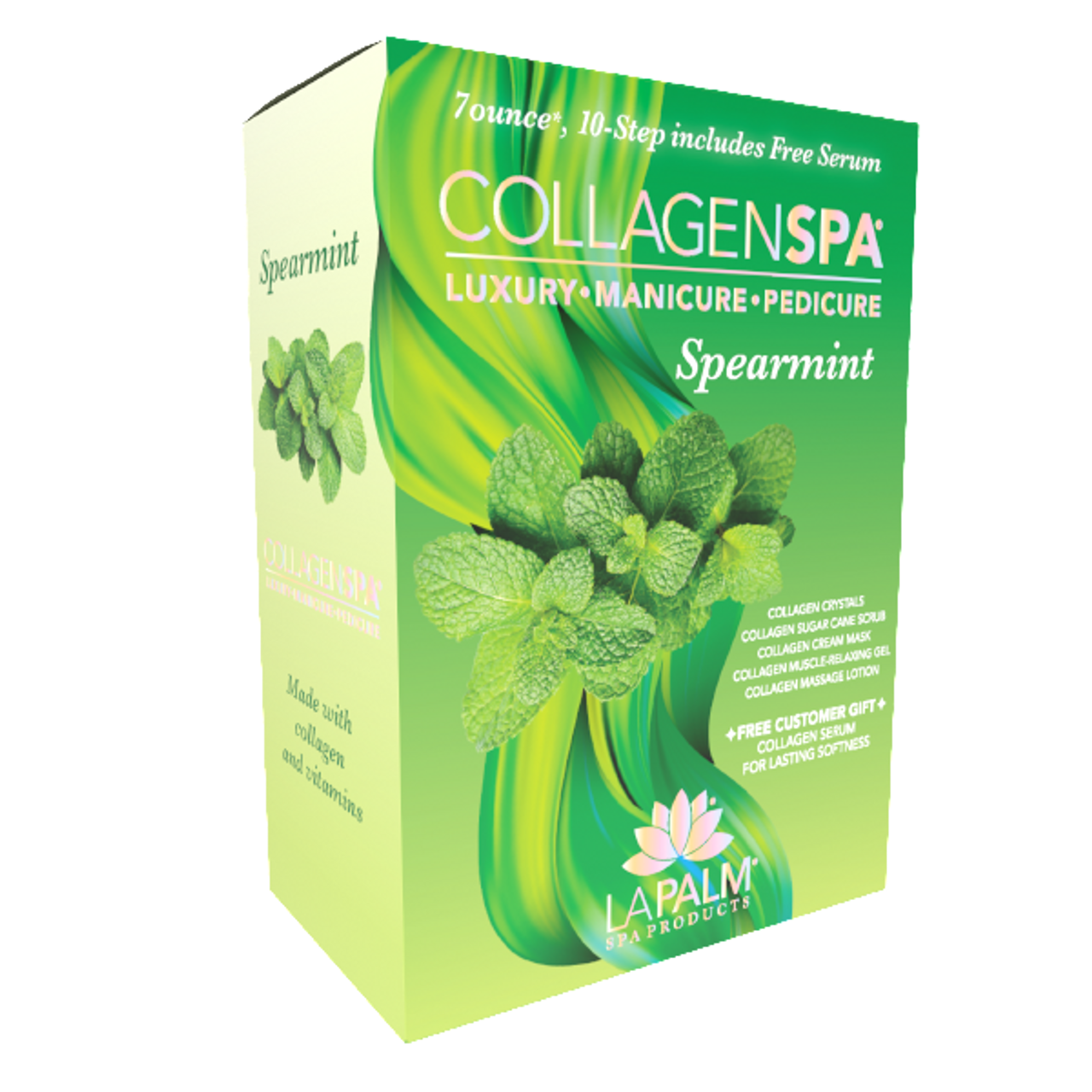 La Palm Collagen Spa 10 Step With Pedi Kit - Speamint