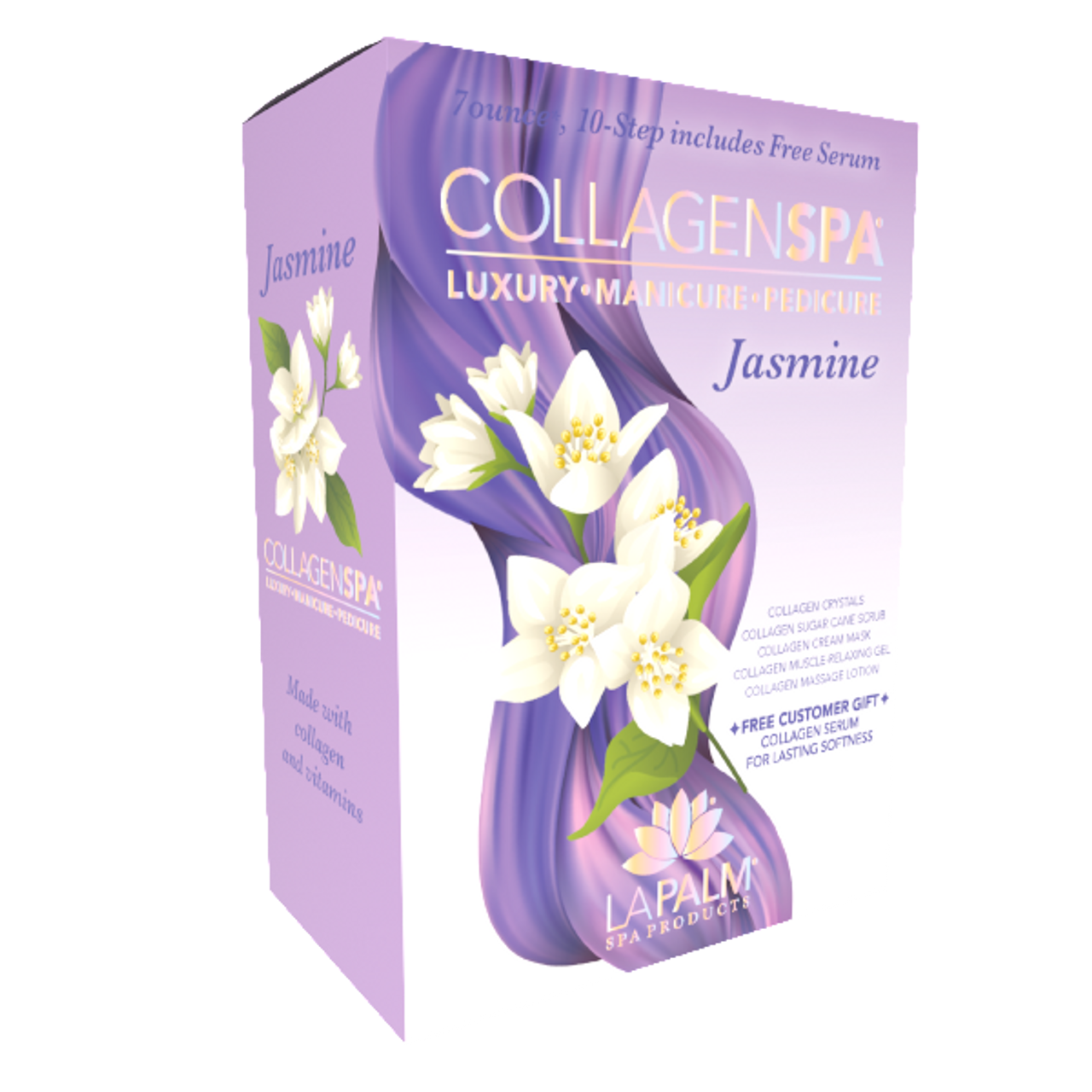 La Palm Collagen Spa 10 Step With Pedi Kit - Jasmine
