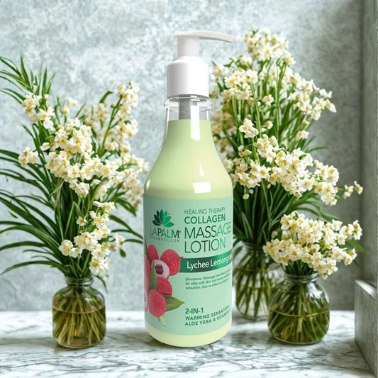 La Palm Lotion Lychee Lemongrass 8oz