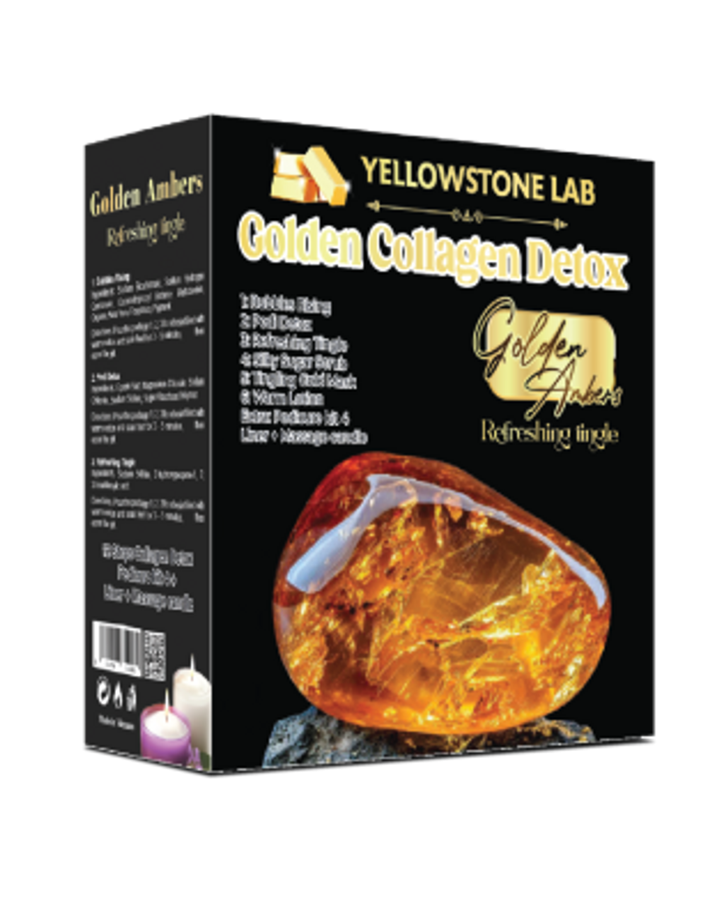 Yellow Stone Golden Collagen Detox 12 Step - Golden Ambers